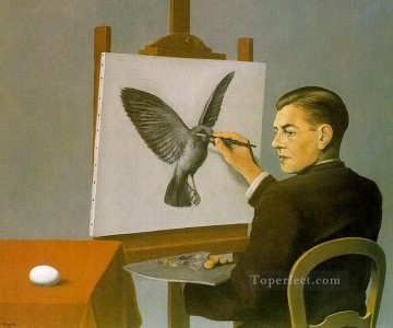 千里眼の自画像 1936 年 シュルレアリスム Oil Paintings